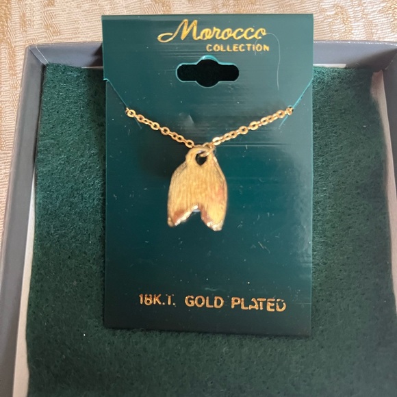 Vintage Bellissima 18k Goldplate Shell w Pearl Necklace Original packaging - Picture 3 of 5